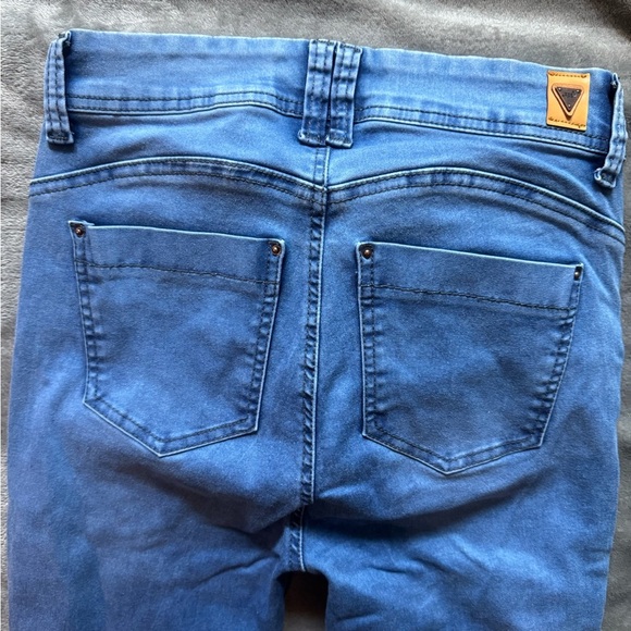 Women's Dark Blue Skinny Jeans - Picture 6 of 13